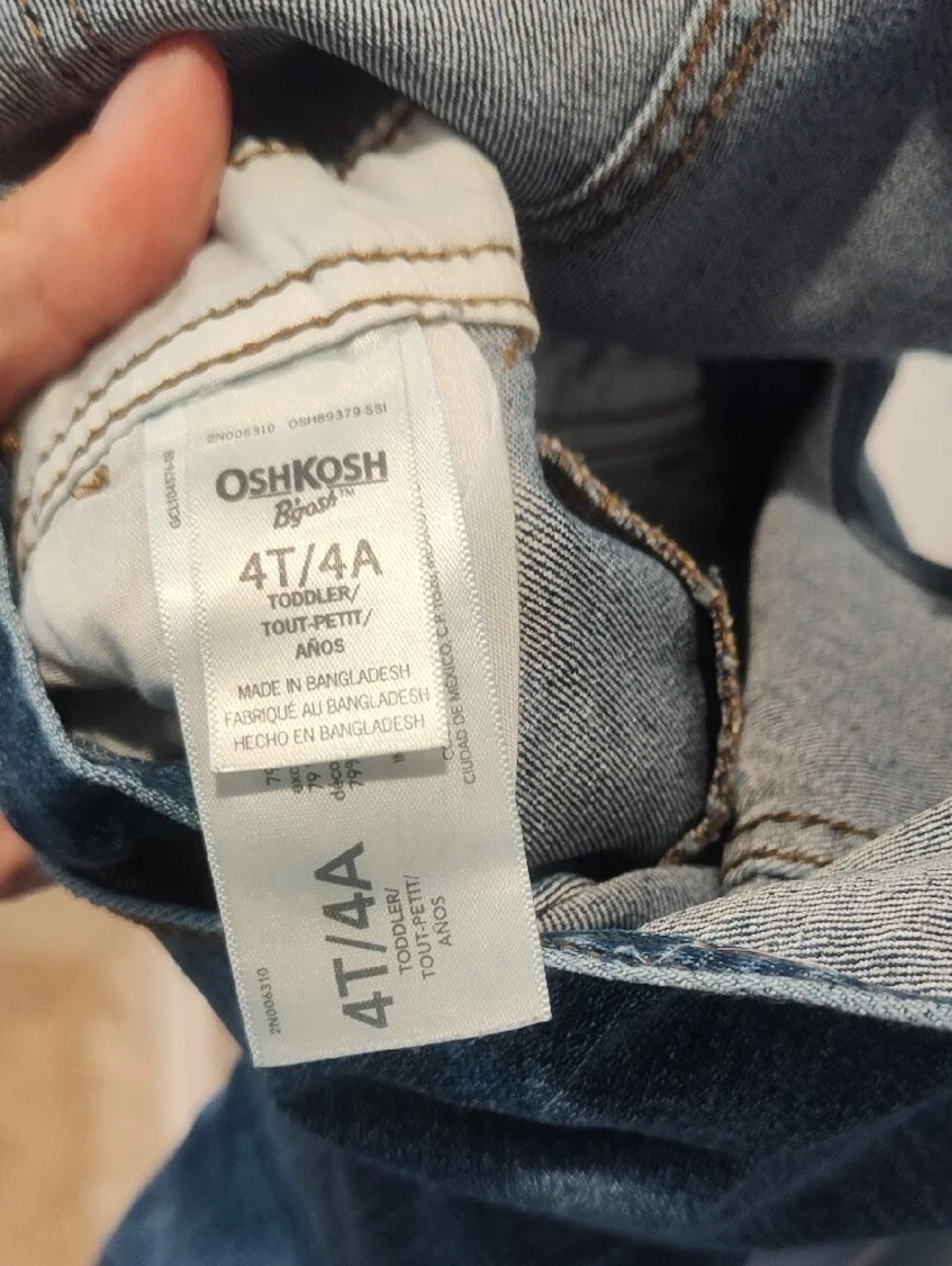 OshKosh B'gosh Dark Blue Denim Kids' Overalls